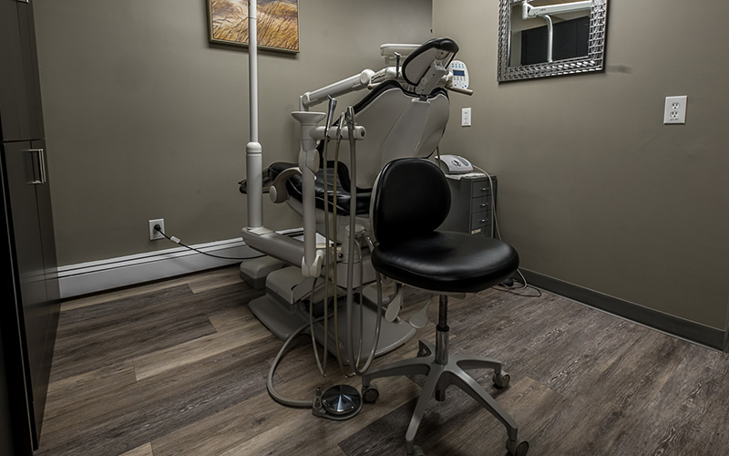 patient treatment area of beverly heights dental